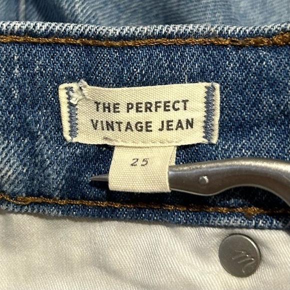 Madewell The Perfect Vintage Jean Rosabelle Wash Comfort Stretch Edition 25 - Picture 7 of 8